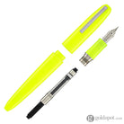 Scribo Piuma Fountain Pen in Art (Fluorescent Yellow) 18K Gold Nib Fountain Pen