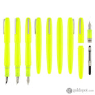 Scribo Piuma Fountain Pen in Art (Fluorescent Yellow) 18K Gold Nib Fountain Pen