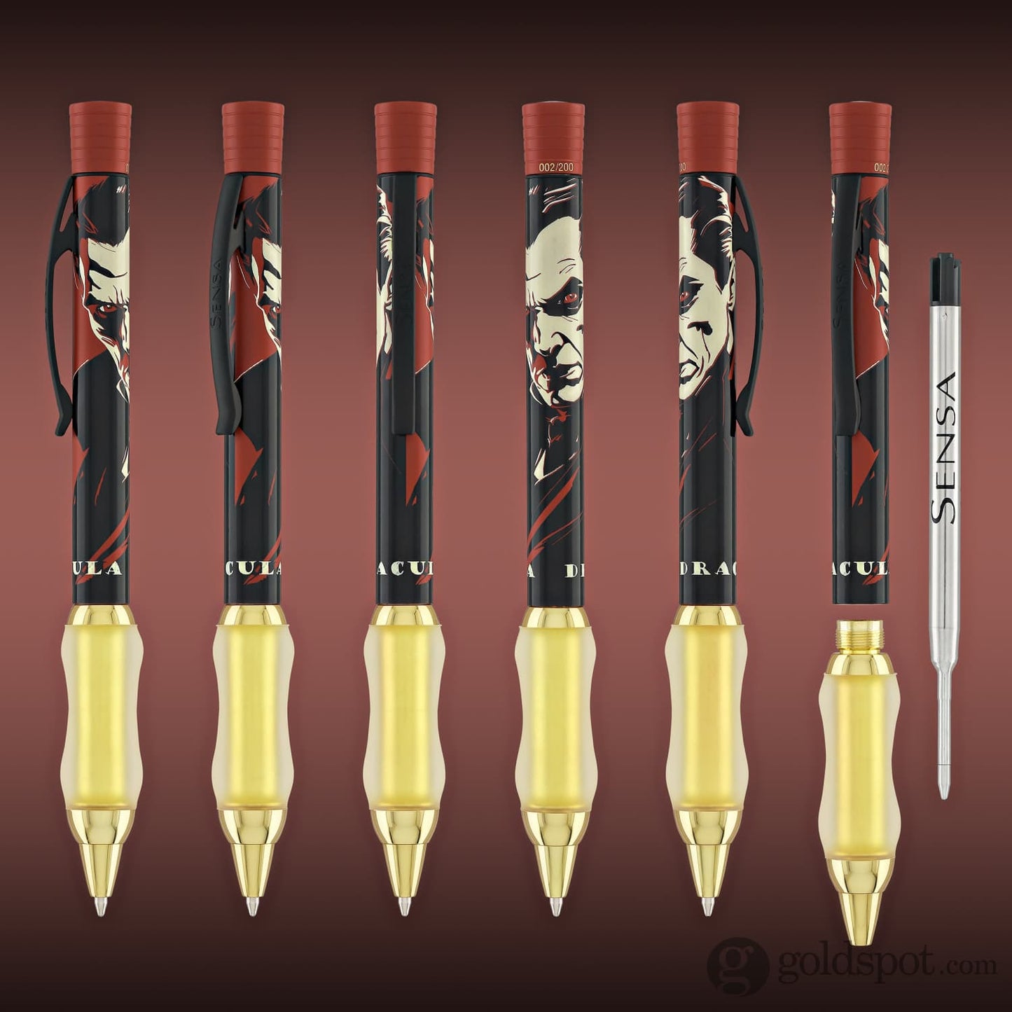 Sensa Ballpoint Pen in Dracula - Limited Edition Ballpoint Pens