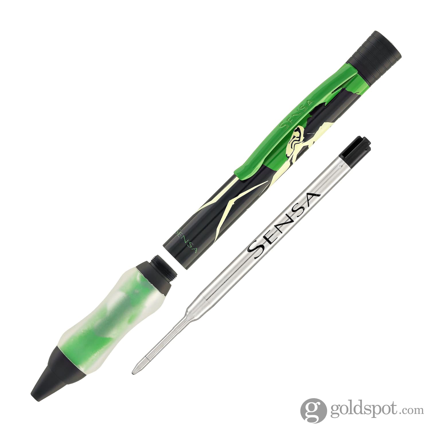 Sensa Ballpoint Pen in Frankenstein - Limited Edition - Goldspot Pens