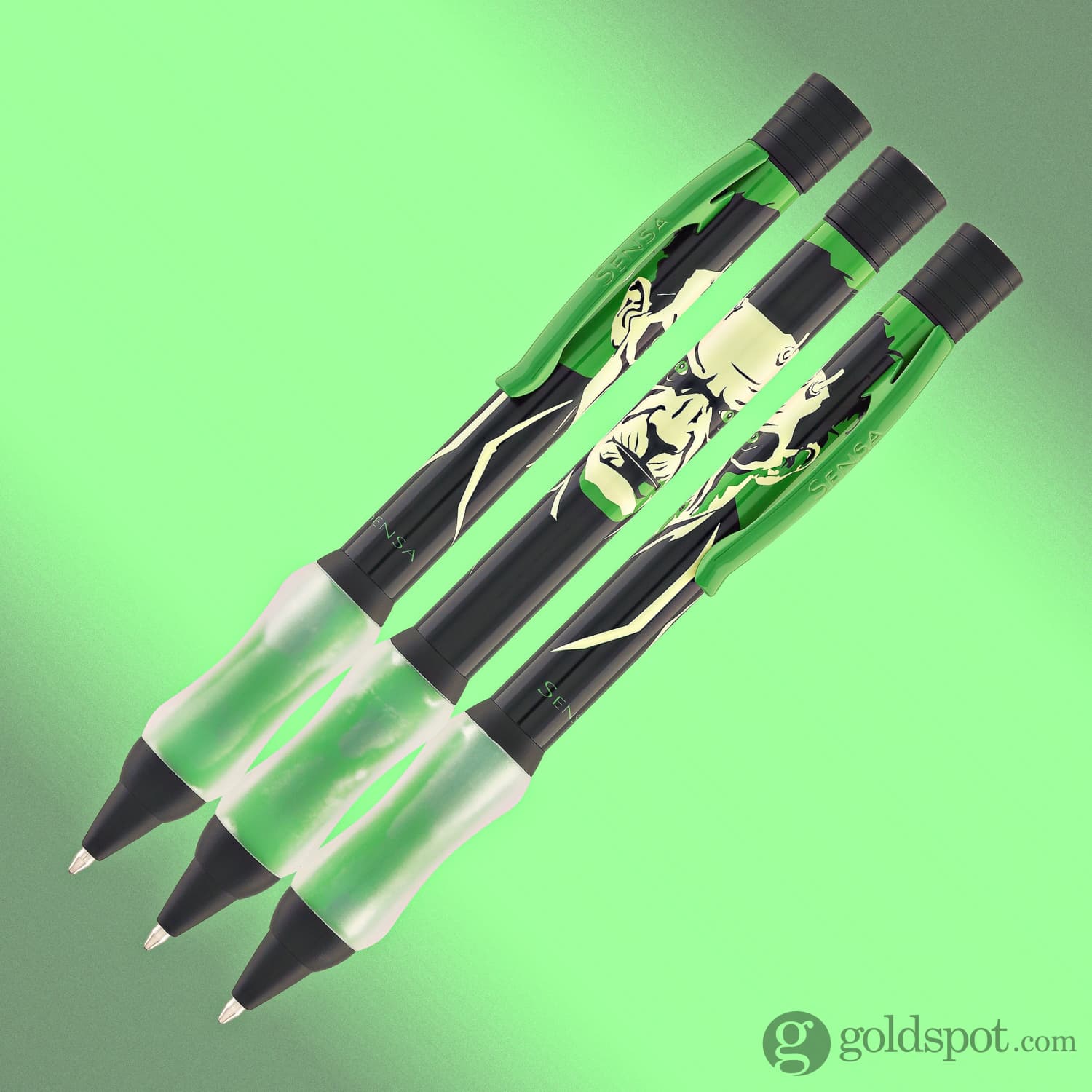 Sensa Ballpoint Pen in Frankenstein - Limited Edition - Goldspot Pens