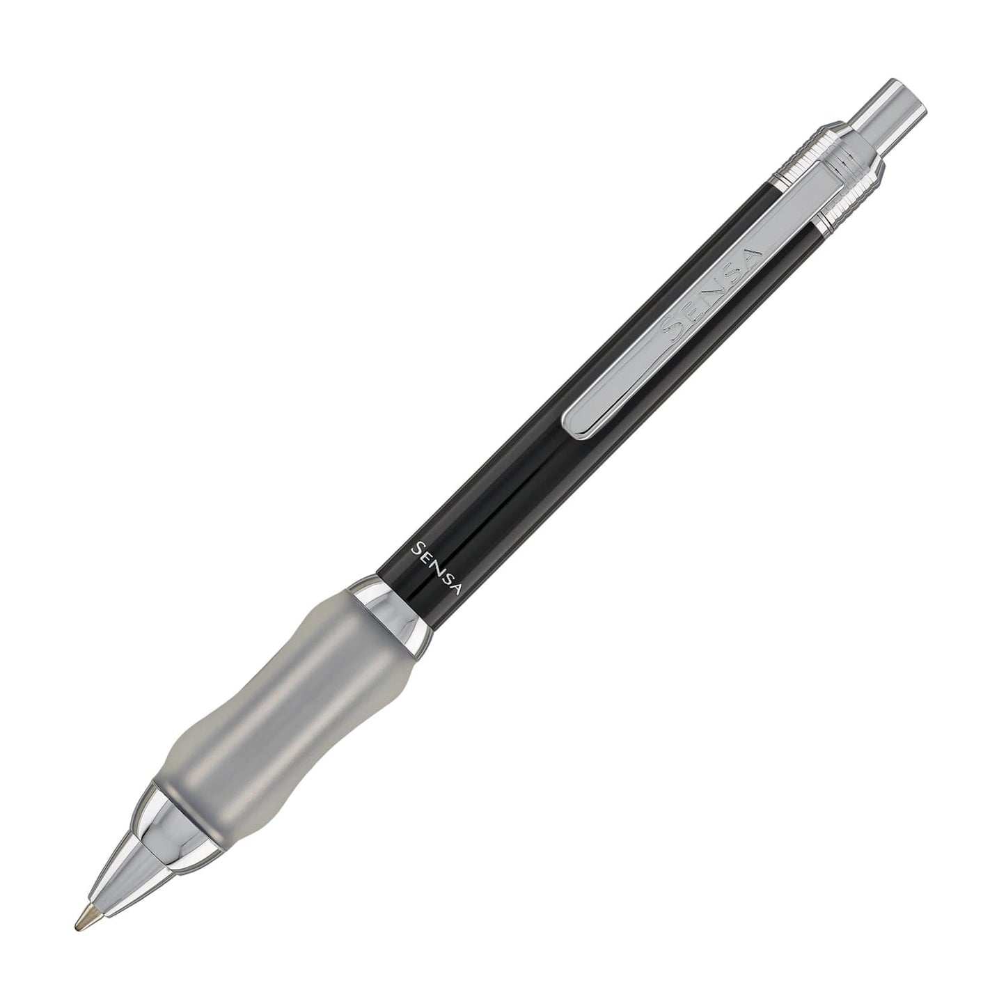 Sensa Click Lacquer Ballpoint Pen in Sable Black Ballpoint Pens