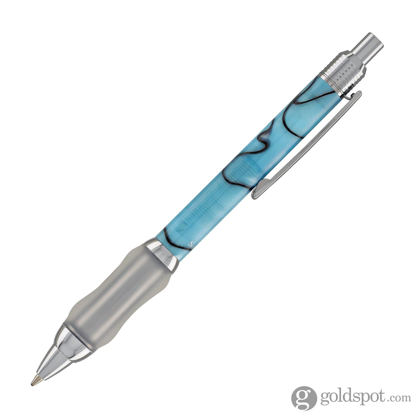 Sensa Click Plasmuloid Ballpoint Pen in Cyan Blue Pearl Ballpoint Pens