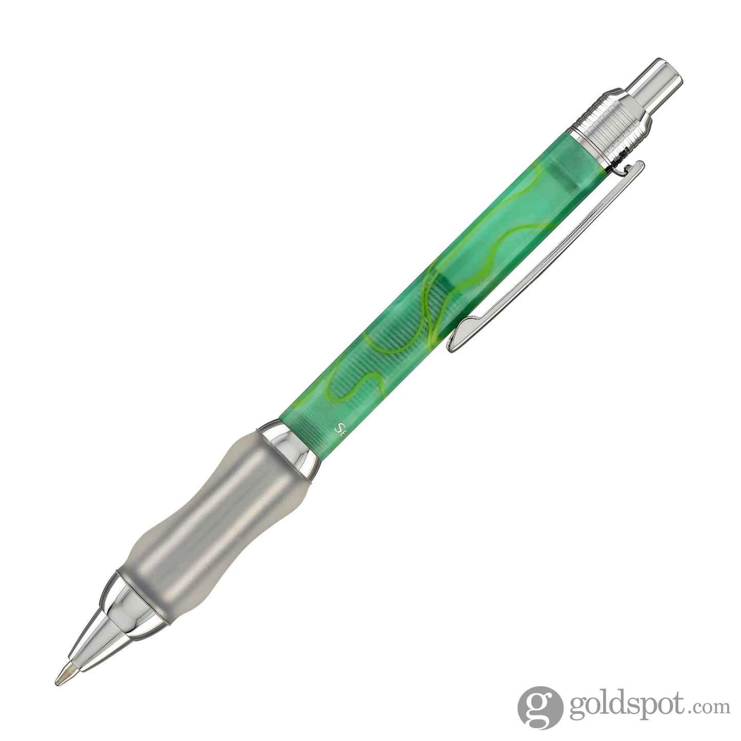 Sensa Click Plasmuloid Ballpoint Pen in Green Lagoon Pearl Ballpoint Pens