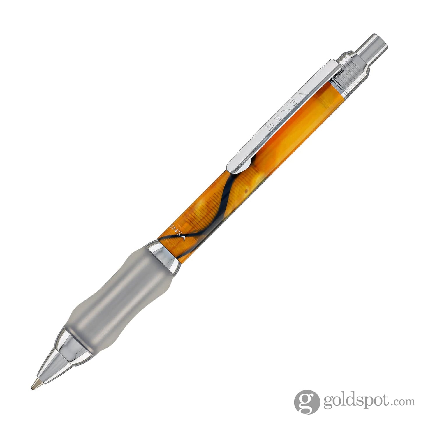 Sensa Click Plasmuloid Ballpoint Pen in Lava Orange Pearl Ballpoint Pens