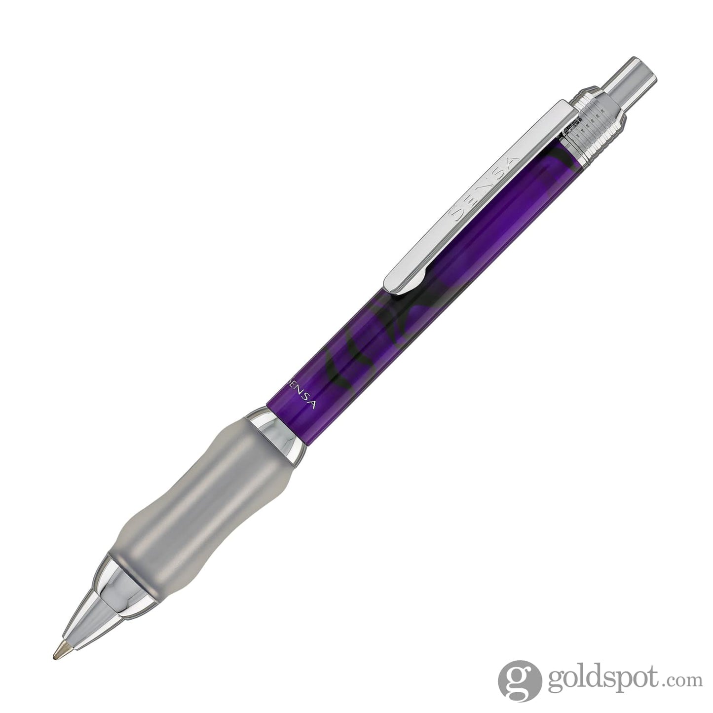 Sensa Click Plasmuloid Ballpoint Pen in Purple Amethyst Pearl Ballpoint Pens