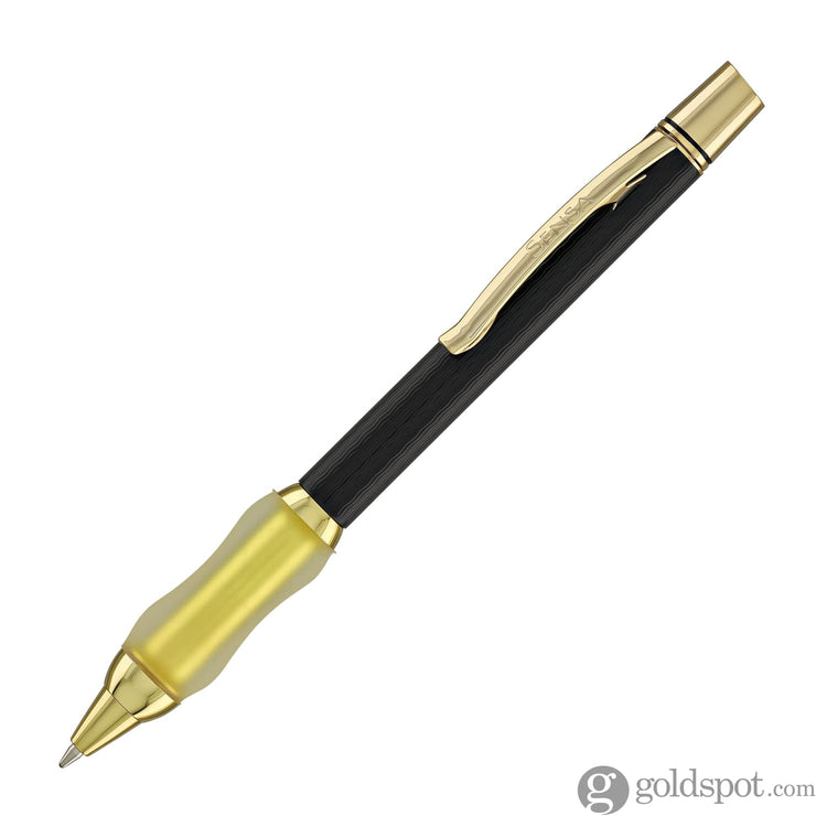 Sensa Herringbone Jewels Ballpoint Pen in Black Diamond Pens