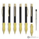 Sensa Herringbone Jewels Ballpoint Pen in Black Diamond Pens