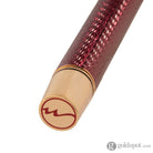 Sensa Herringbone Jewels Ballpoint Pen in Garnet Burgundy Pens