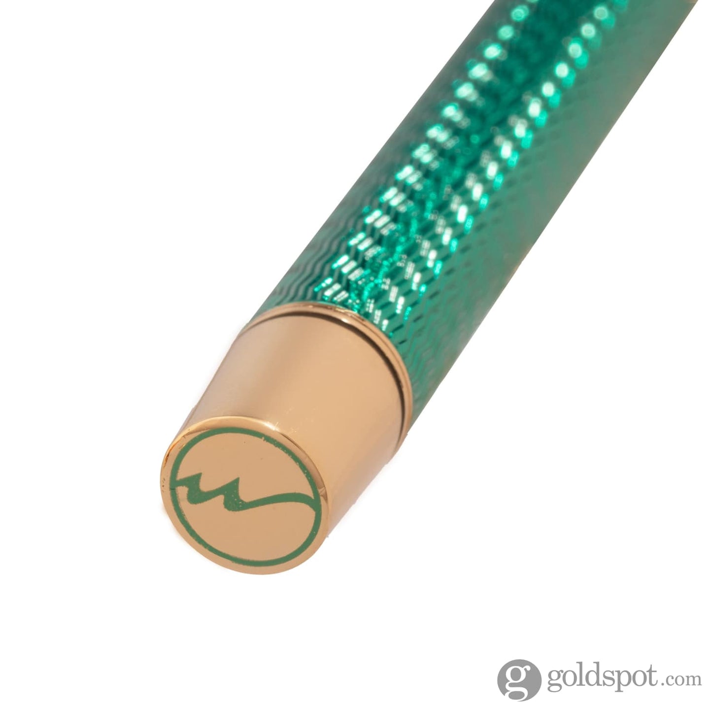 Sensa Herringbone Jewels Ballpoint Pen in Jade Green Pens