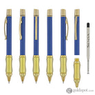 Sensa Herringbone Jewels Ballpoint Pen in Sapphire Blue Pens