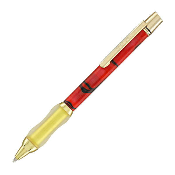 Sensa Metro Gold Ballpoint Pen in Black Cherry Burgundy Ballpoint Pens