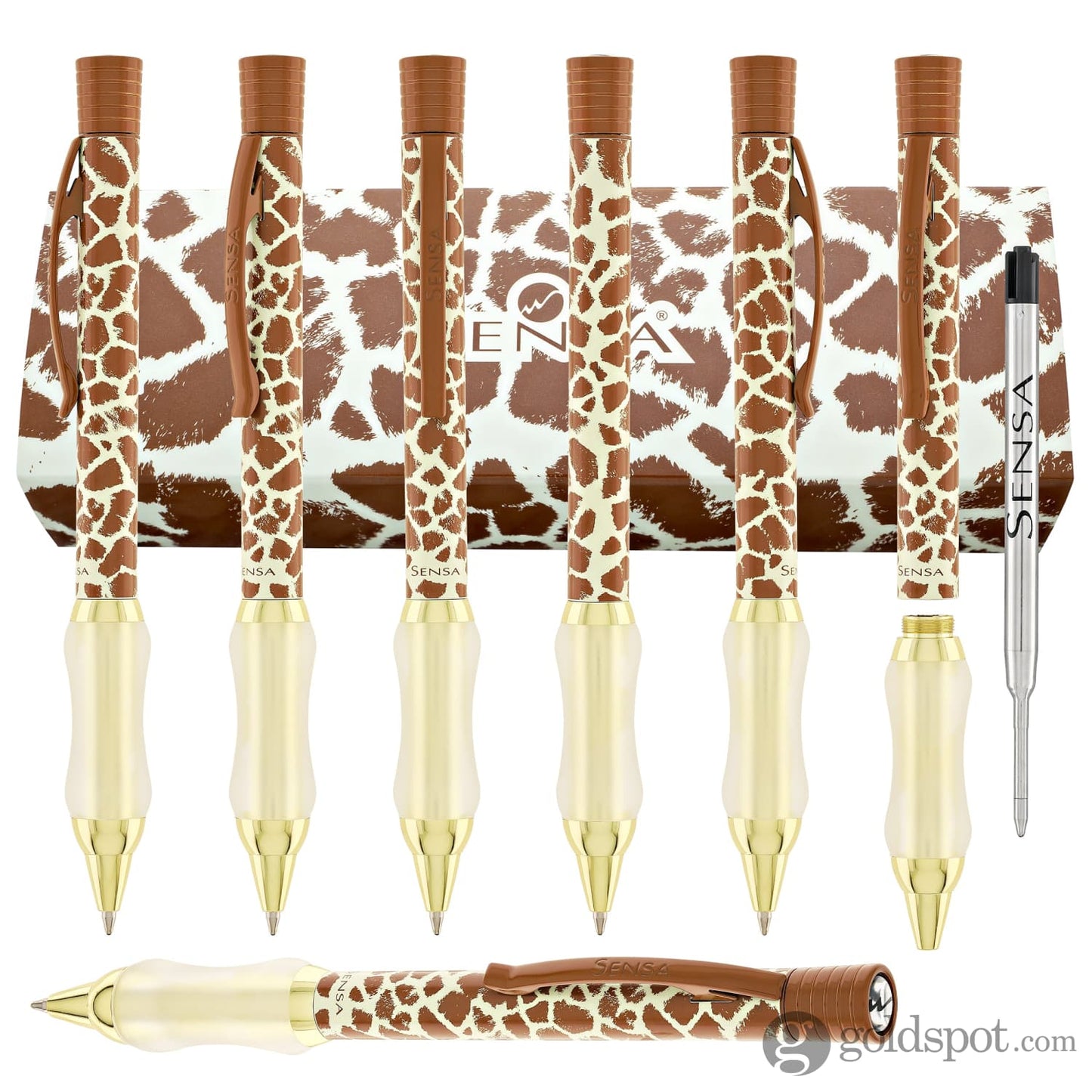 Sensa Safari Ballpoint Pen in Giraffe Ballpoint Pens