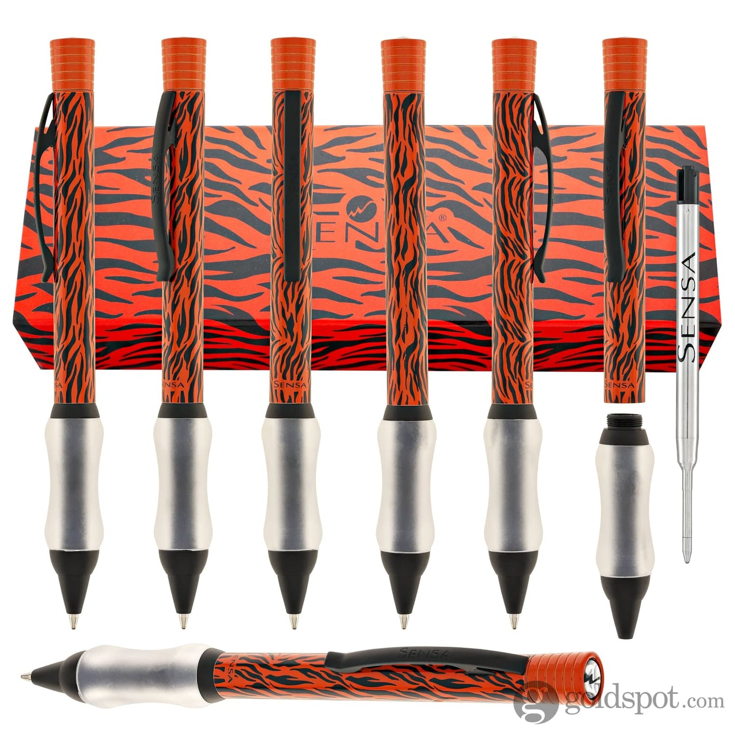 Sensa Safari Ballpoint Pen in Tiger Ballpoint Pens