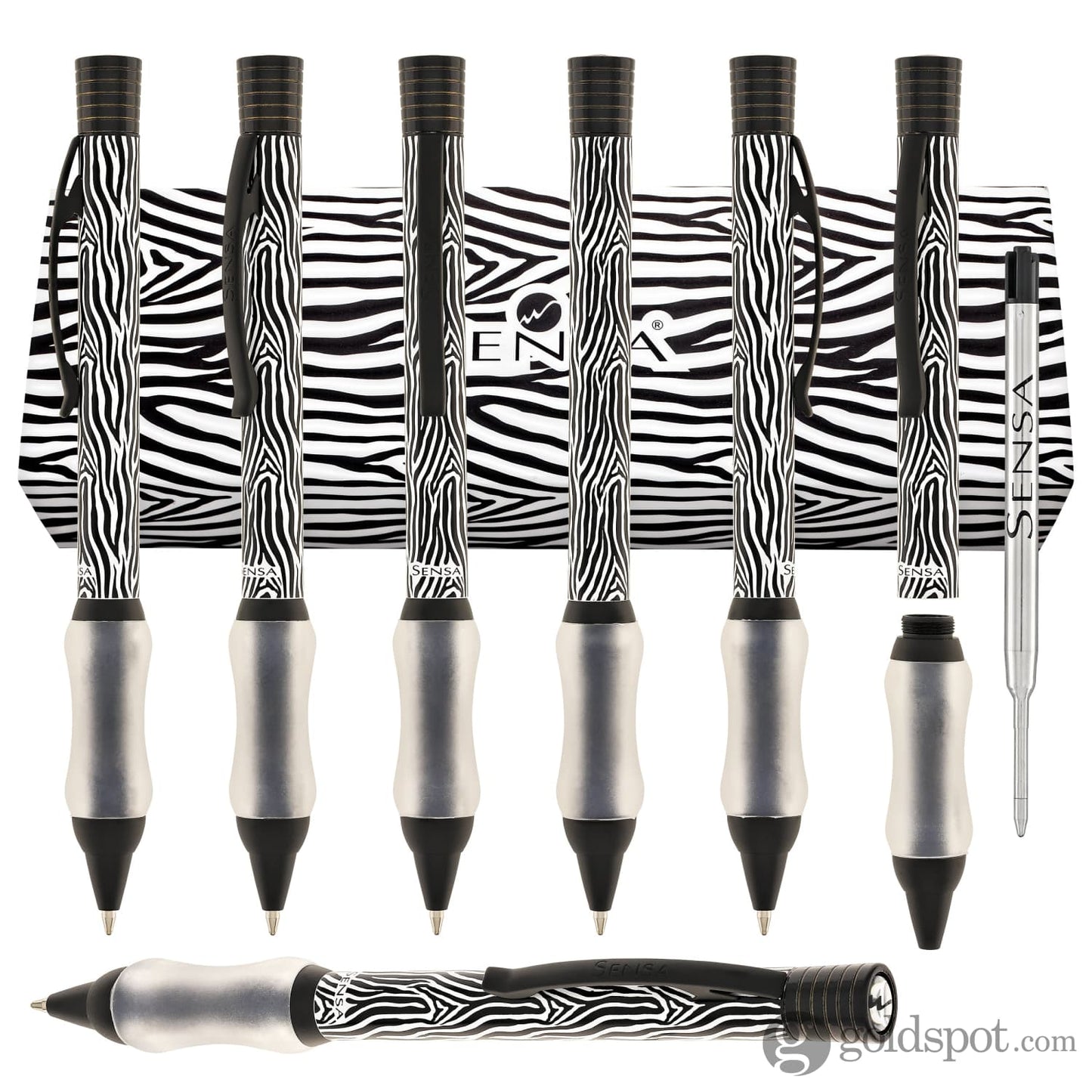 Sensa Safari Ballpoint Pen in Zebra Ballpoint Pens