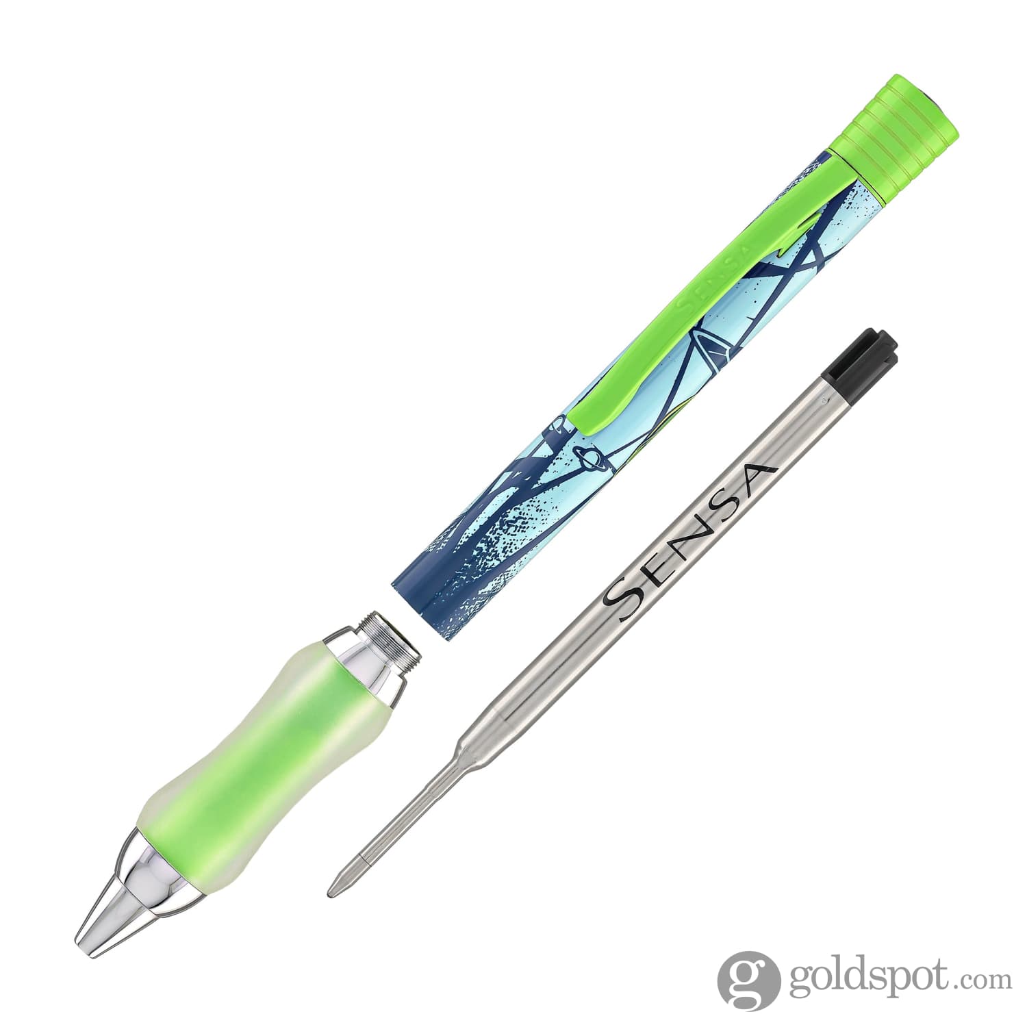 Sensa Space Ballpoint Pen in Alien - Limited Edition - Goldspot Pens