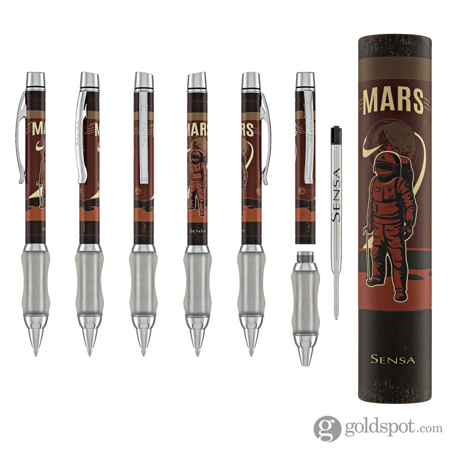 Sensa Space Ballpoint Pen in Mars - Limited Edition Ballpoint Pens