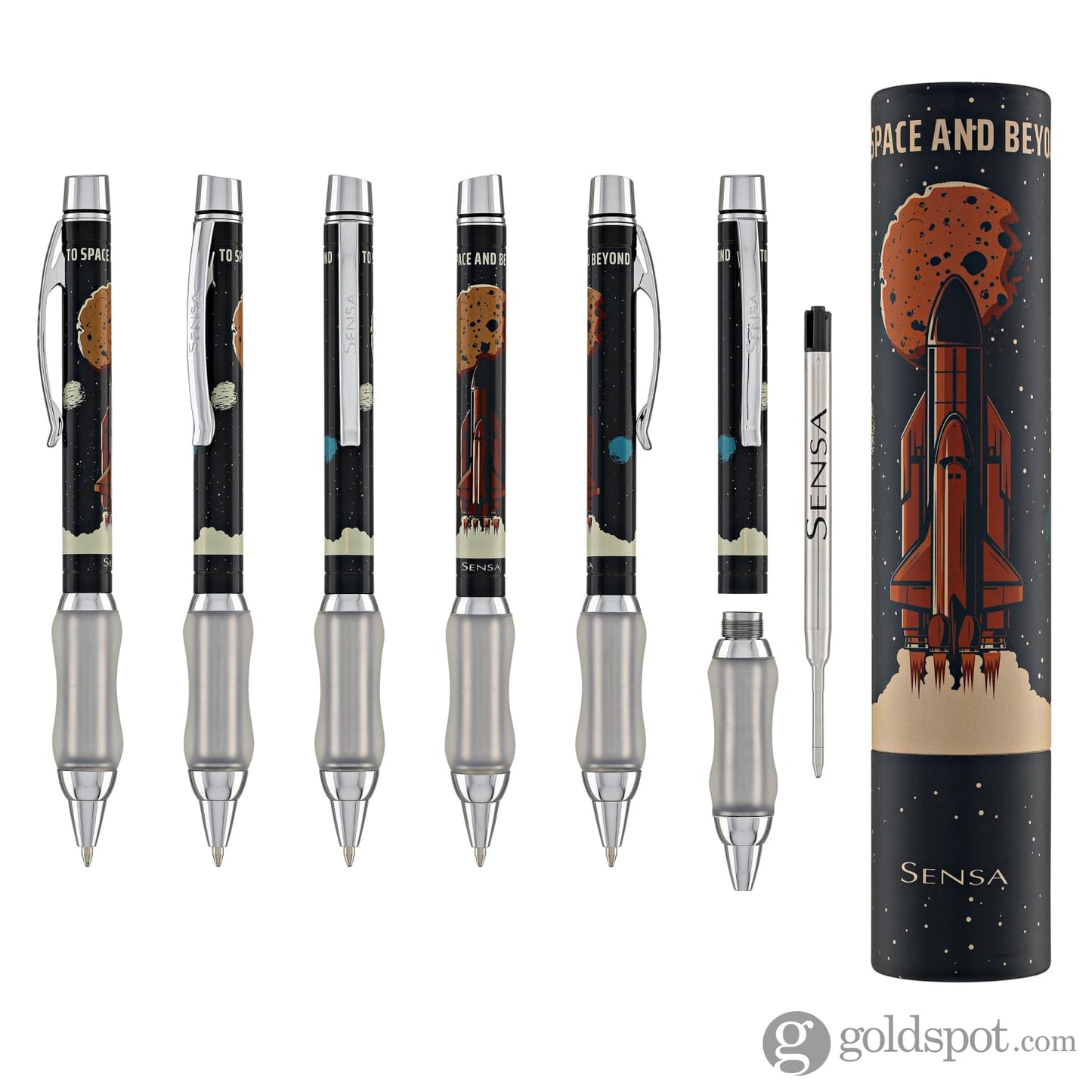 Sensa Space Ballpoint Pen in Space Rockets - Limited Edition Ballpoint Pens