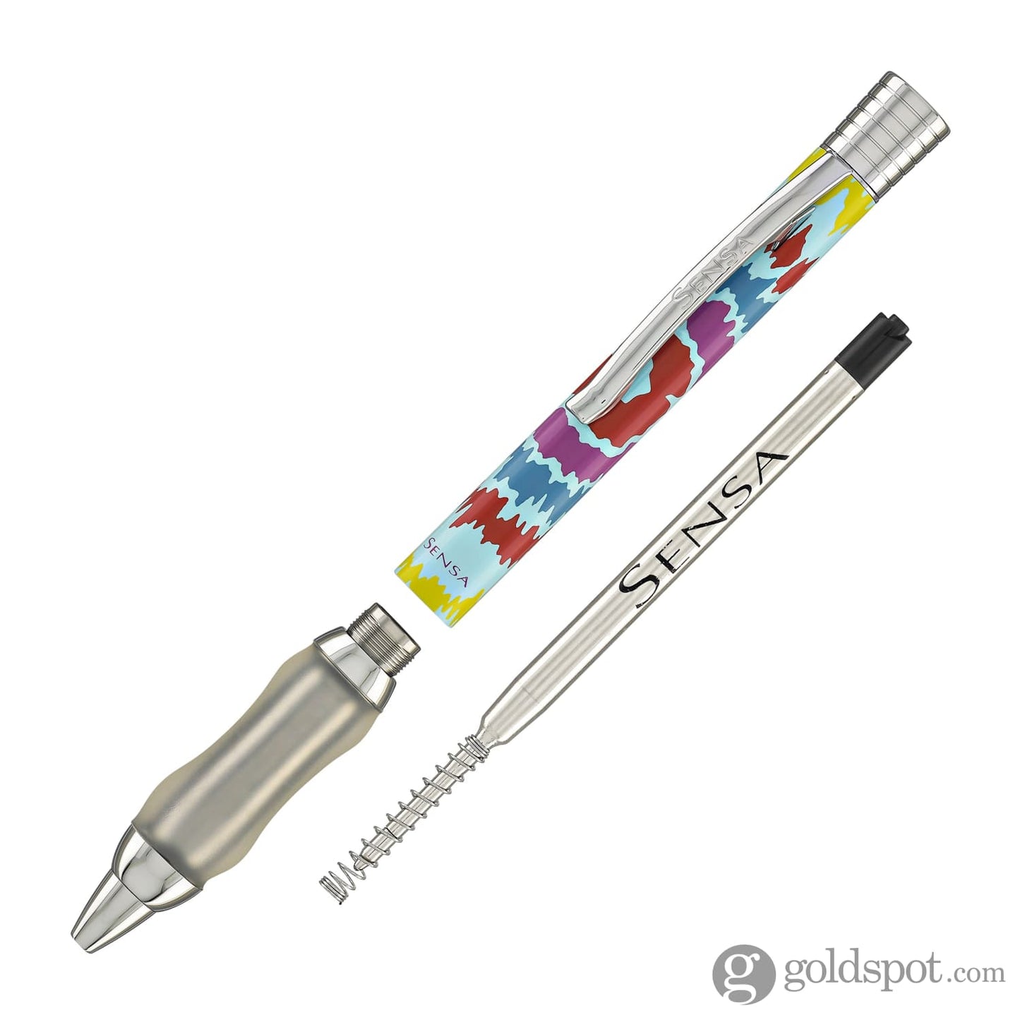 Sensa Tie Dye 1960’s Ballpoint Pen in Kaleidoscope Ballpoint Pens