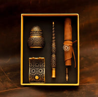 Sepia Accessories Infinite Stars Brass Seljuk Calligraphy Set