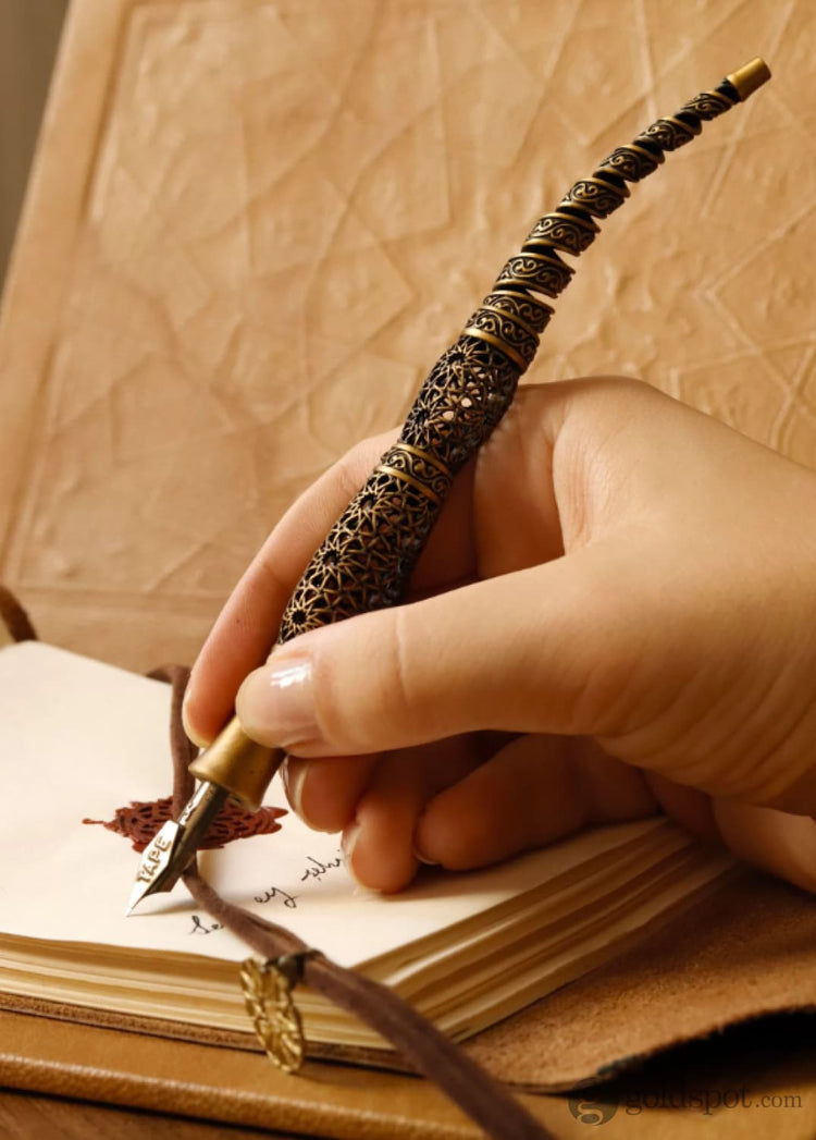 Sepia Accessories Infinite Stars Brass Seljuk Dip Pen