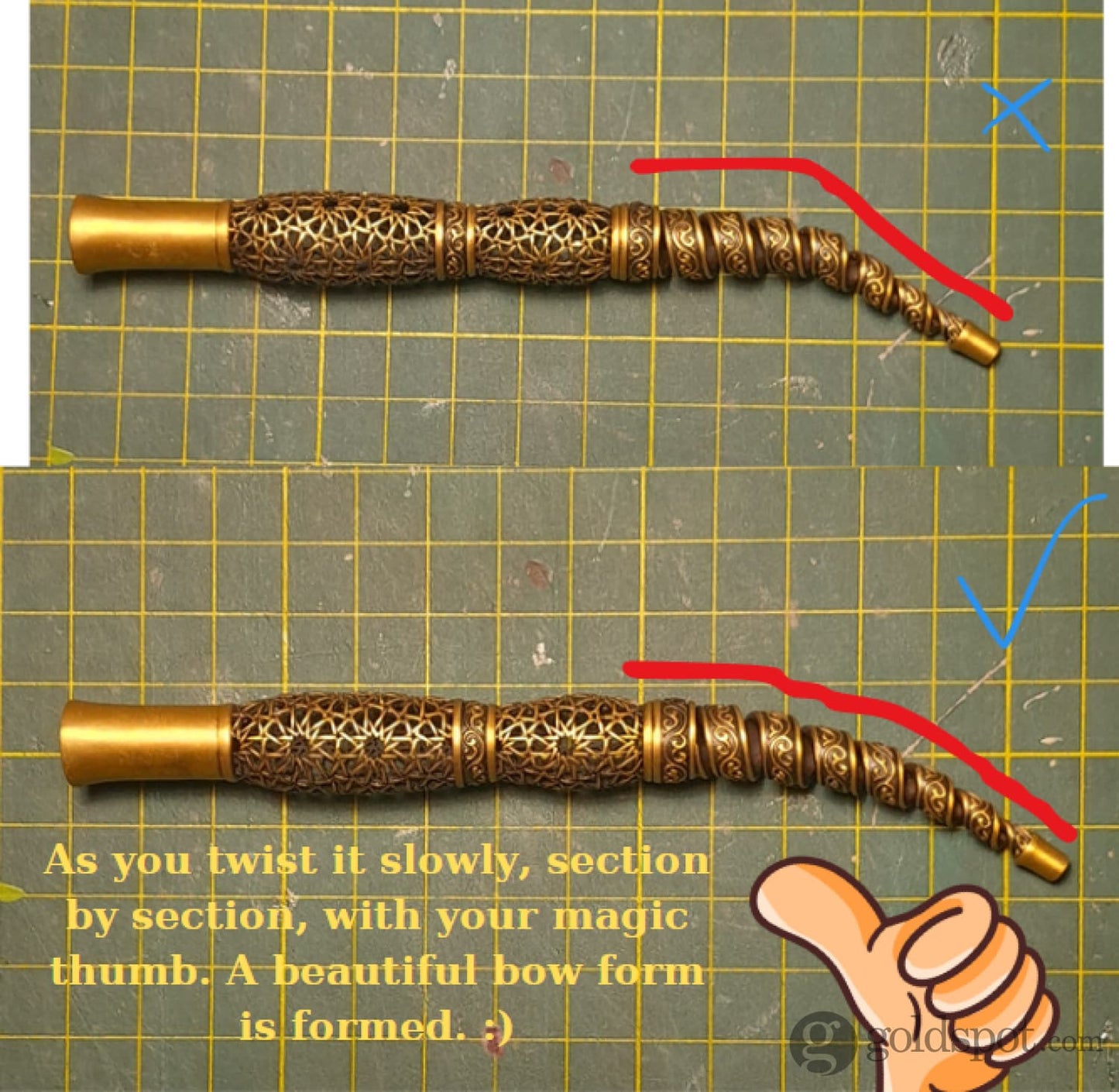 Sepia Accessories Infinite Stars Brass Seljuk Dip Pen