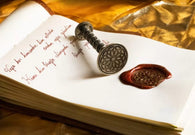 Sepia Accessories Infinite Stars Brass Stamp in Aqeeq