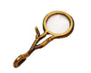 Sepia Accessories Tree Branch Brass Magnifying Glass Accessories