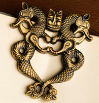 Sepia Accessories Twin Dragons Brass Page Holder