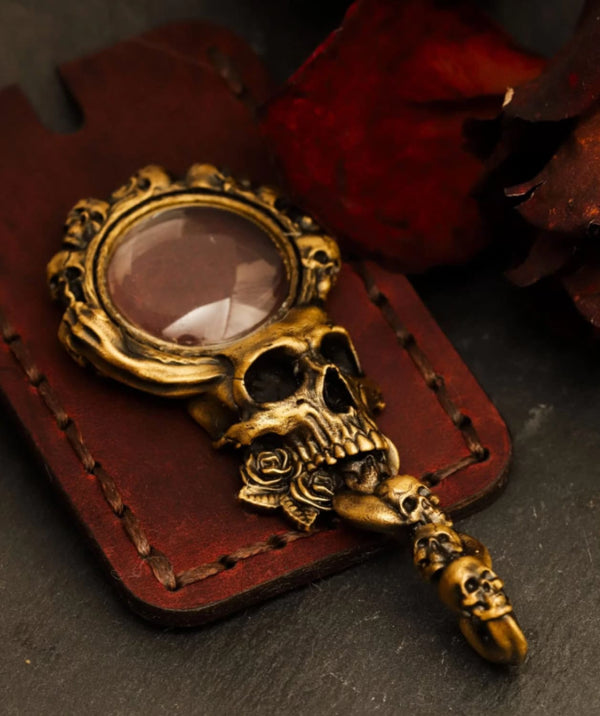 Sepia Accessories Vanitas Brass Magnifying Glass Accessories