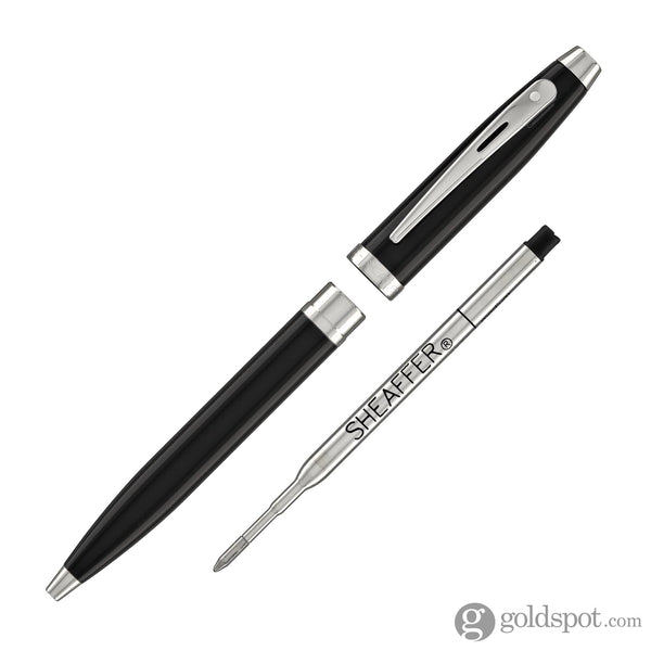 Sheaffer 100 Ballpoint Pen in Black with Chrome Trim Ballpoint Pens