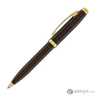 Sheaffer 100 Ballpoint Pen in Coffee Brown with PVD Gold Trim Ballpoint Pens