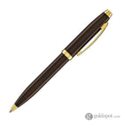 Sheaffer 100 Ballpoint Pen in Coffee Brown with PVD Gold Trim Ballpoint Pens