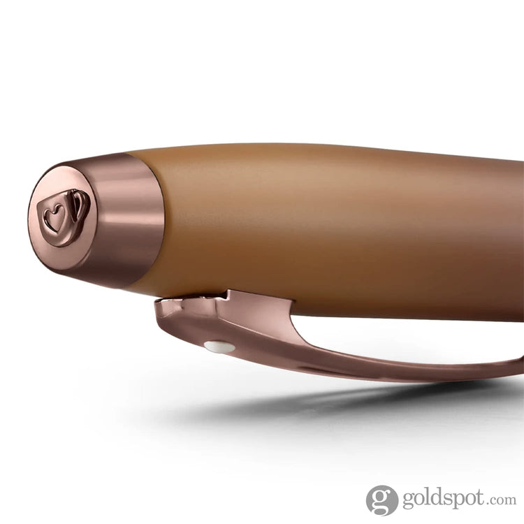 Sheaffer 100 Ballpoint Pen in Coffee Edition with PVD Rose Gold Trim Ballpoint Pens