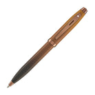 Sheaffer 100 Ballpoint Pen in Coffee Edition with PVD Rose Gold Trim Ballpoint Pens