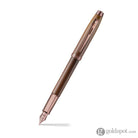 Sheaffer 100 Fountain Pen in Coffee Edition with PVD Rose Gold Trim Medium Fountain Pen