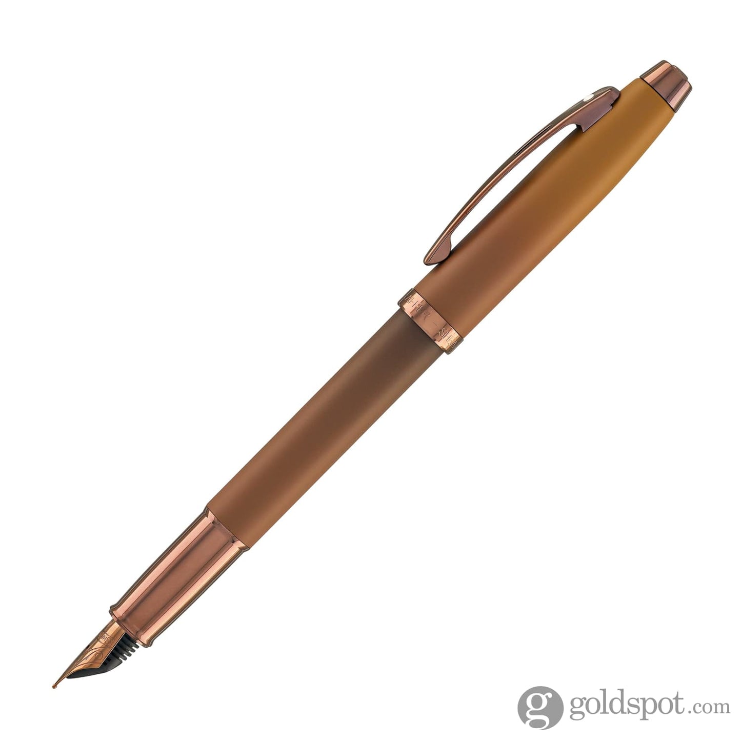 Sheaffer 100 Fountain Pen in Coffee Edition with PVD Rose Gold Trim Fountain Pen