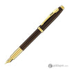 Sheaffer 100 Fountain Pen in Glossy Coffee Brown with Gold Trim Fountain Pen