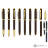 Sheaffer 100 Fountain Pen in Glossy Coffee Brown with Gold Trim Fountain Pen