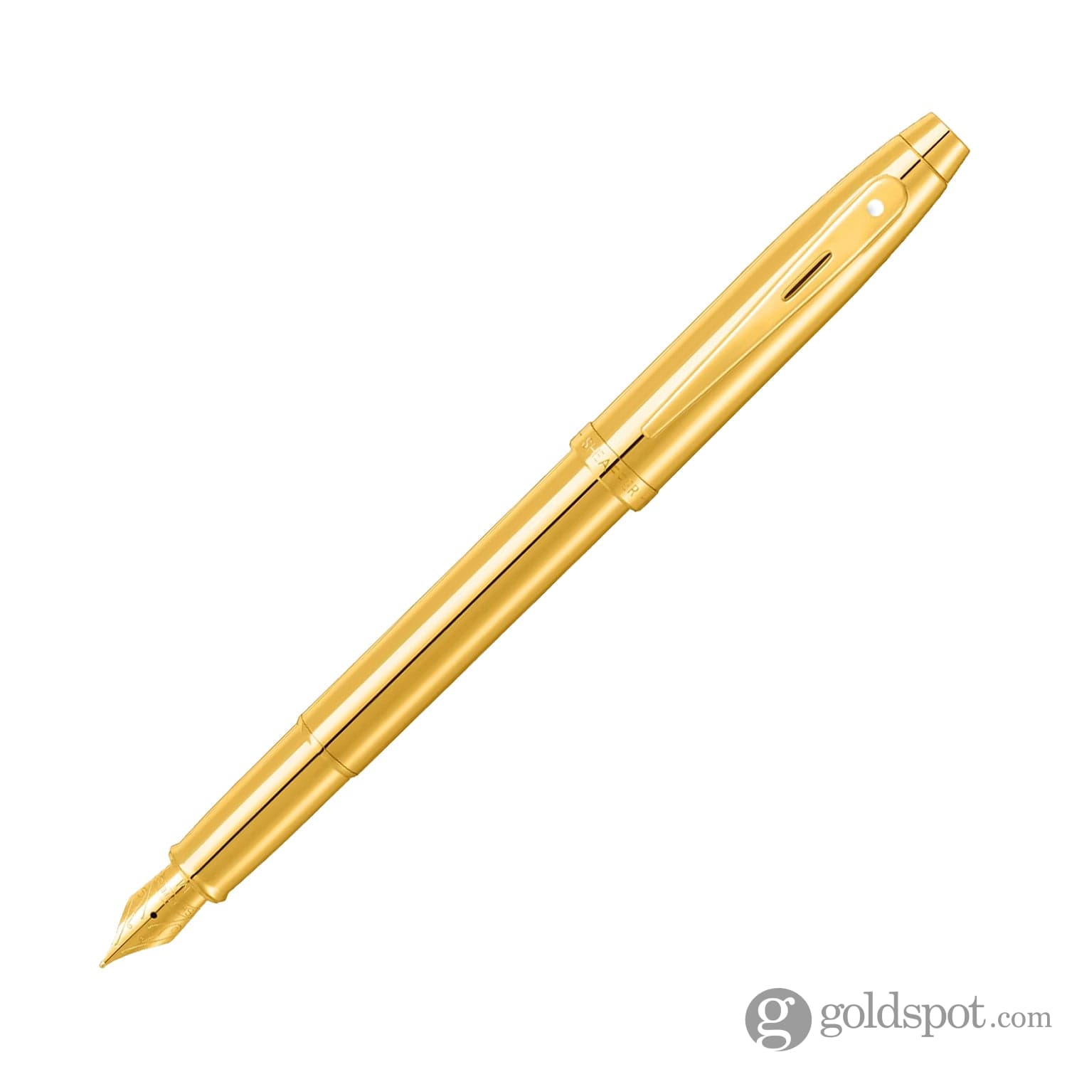 Sheaffer 100 Fountain Pen in PVD Gold - Goldspot Pens