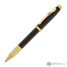 Sheaffer 100 Rollerball Pen in Coffee Brown with PVD Gold Trim Rollerball Pen