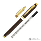Sheaffer 100 Rollerball Pen in Coffee Brown with PVD Gold Trim Rollerball Pen