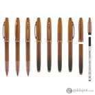 Sheaffer 100 Rollerball Pen in Coffee Edition with PVD Rose Gold Trim Rollerball Pen