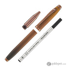 Sheaffer 100 Rollerball Pen in Coffee Edition with PVD Rose Gold Trim Rollerball Pen