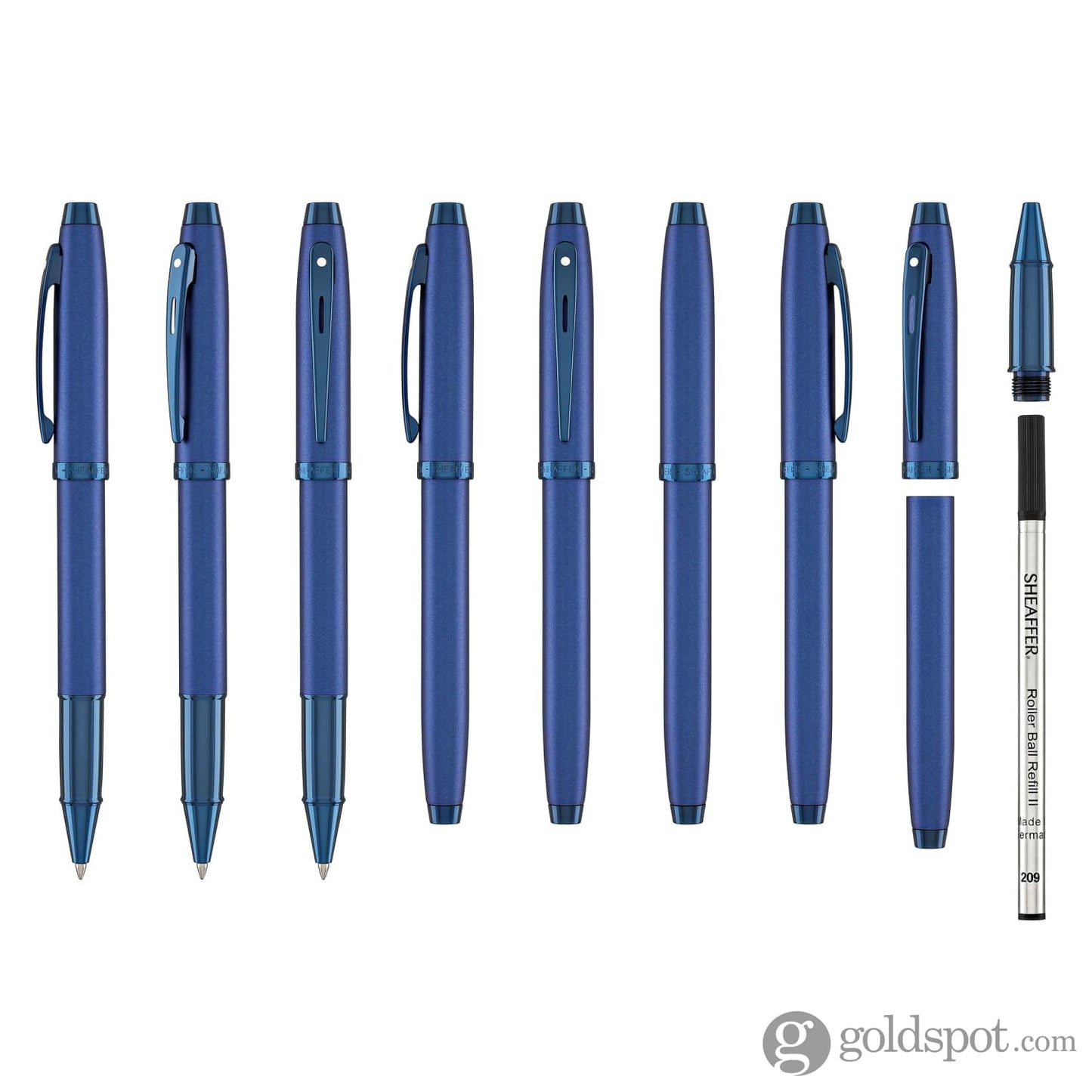 Sheaffer 100 Rollerball Pen in Satin Blue Rollerball Pen