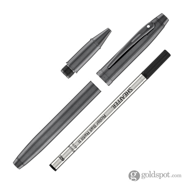 Sheaffer 100 Rollerball Pen in Shiny Dark Grey Gunmetal with PVD Trim Rollerball Pen