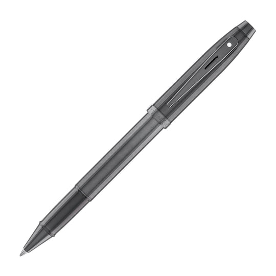 Sheaffer 100 Rollerball Pen in Shiny Dark Grey Gunmetal with PVD Trim