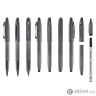 Sheaffer 100 Rollerball Pen in Shiny Dark Grey Gunmetal with PVD Trim Rollerball Pen