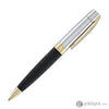 Sheaffer 300 Ballpoint Pen in Matte Black Shiny Chrome Cap with PVD Gold Trim Ballpoint Pens