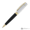 Sheaffer 300 Ballpoint Pen in Matte Black Shiny Chrome Cap with PVD Gold Trim Ballpoint Pens